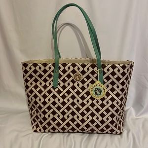 Spartina 449 Shopper Tote Retired Madison pattern